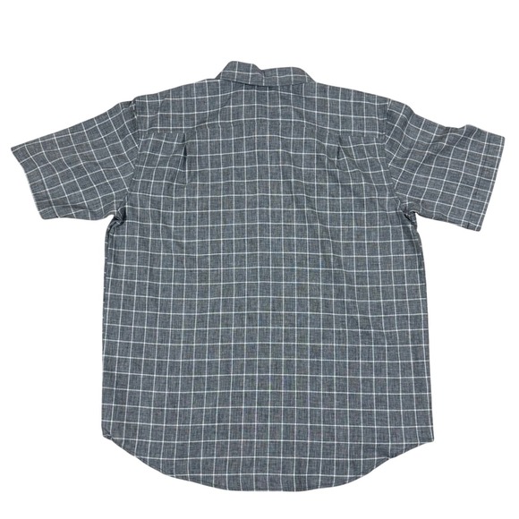 Orvis Mens Large Windowpane Check Short Sleeve Button Down Fishing Shirt NEW - Picture 3 of 9